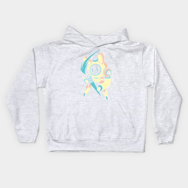 Bunny Bot - Egg Kids Hoodie by banditotees